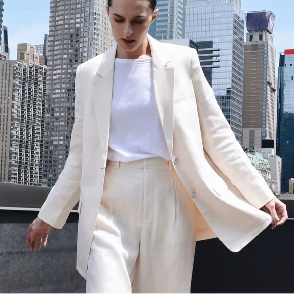 Everlane Jackets & Blazers - Everlane The Linen Oversized Blazer in Canvas